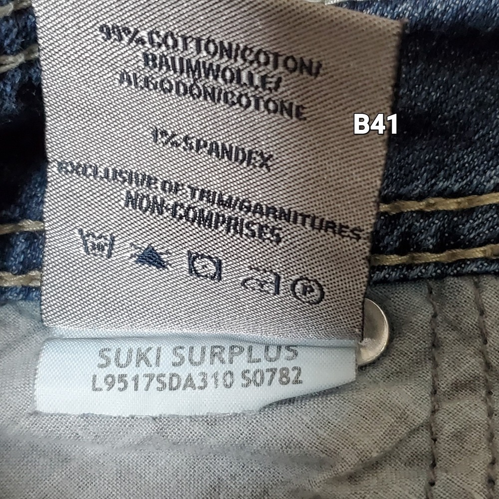 Silver Suki Retro Jeans Bootcut Y2k Embellished Pockets Sz 32/30 Denim Mid Rise - Picture 6 of 6